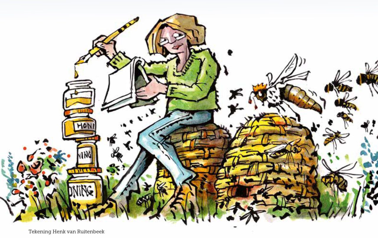 Ben jij een imker die graag schrijft, of een schrijver die graag bijen houdt?