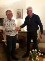 Piet vd Lught 25 jaar lid van Imkervereniging Westland 